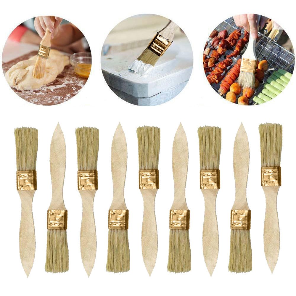 36PCS 1inch Chip Paint Brush DIY Art Varnishes Touchups Brushes Wooden Handle 1inch