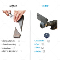 {{ Lawn Mower Blade Sharpener Rotary Stone Grindstone Sharpening Drill Tool }} - Buy Car Parts Online at {{ Kaka Auto Parts }}.