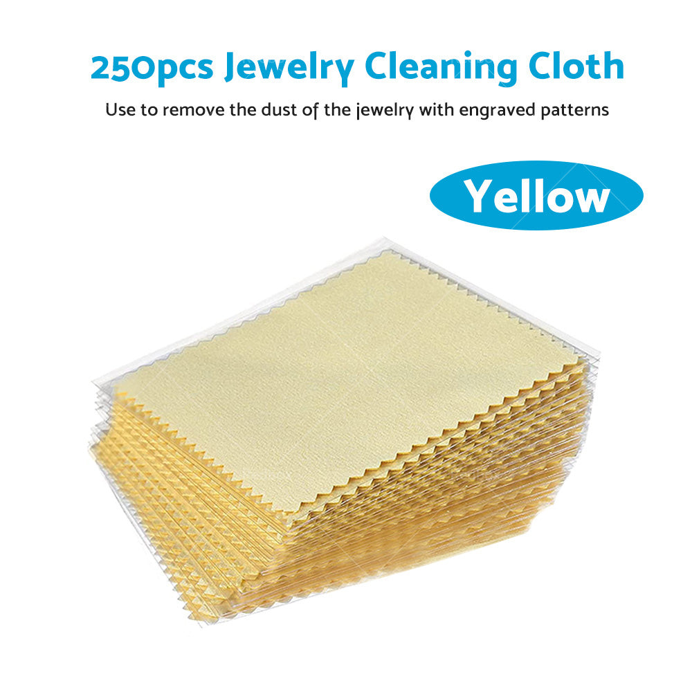 {{ 250PCS Jewelry Cleaning Cloth Wrapped For Silver Gold Brass Coin Ring }} - Buy Car Parts Online at {{ Kaka Auto Parts }}.
