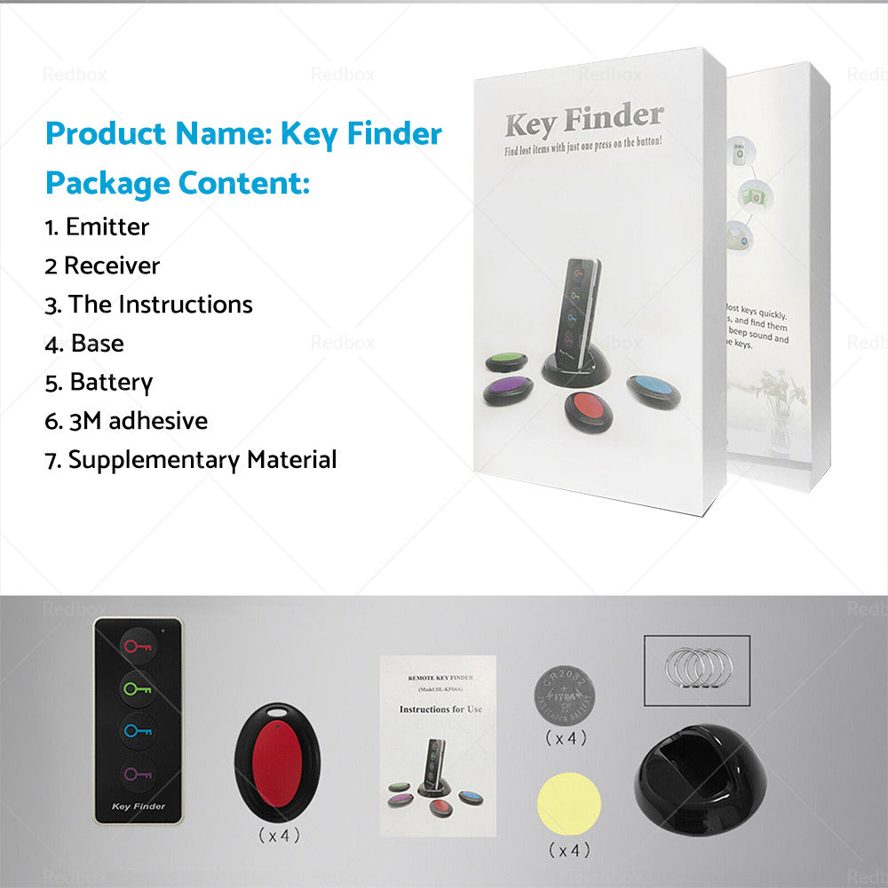 {{ Wireless Key Finder RF Item Locator Item Tracker Support Remote Control }} - Buy Car Parts Online at {{ Kaka Auto Parts }}.