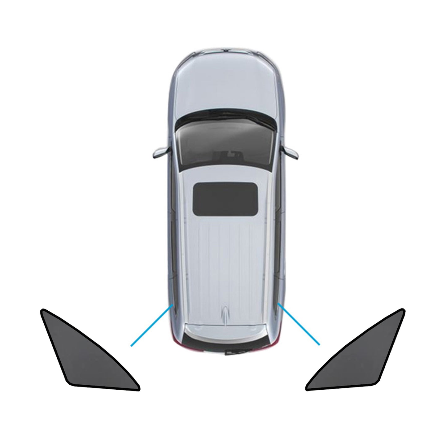 {{ Car Window Sun Shades Magnetic Mesh Suitable for Mercedes-Benz GLC 2015-2022 }} - Buy Car Parts Online at {{ Kaka Auto Parts }}.