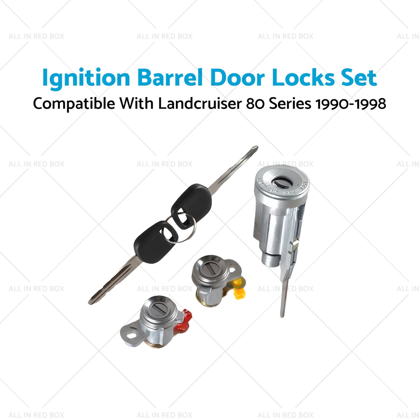 {{ Ignition Barrel Door Locks Set Suitable for Landcruiser 80 Series 1990-1998 }} - Buy Car Parts Online at {{ Kaka Auto Parts }}.