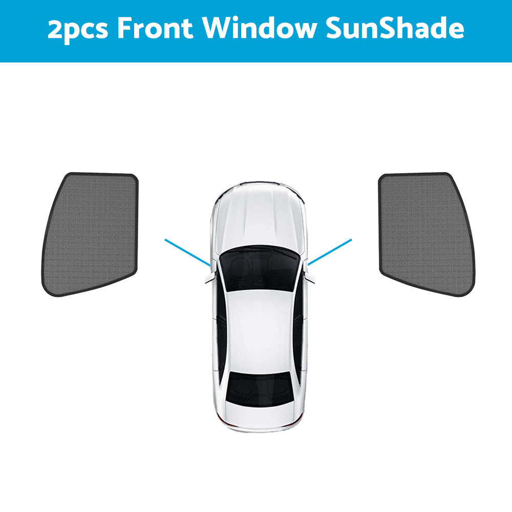 Magnetic Rear and Side Window Sun Shade Mesh Suitable For Toyota RAV4 2019-2023