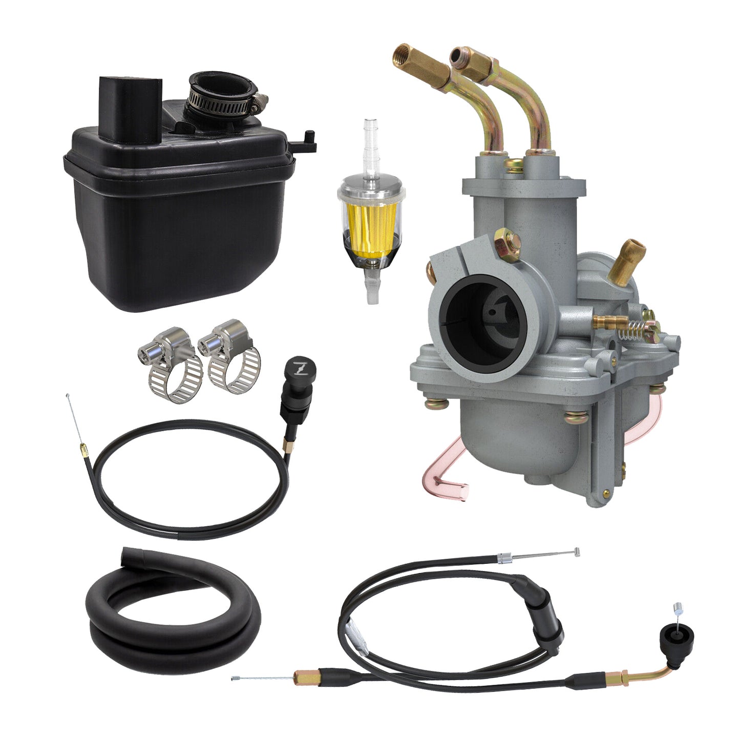 Carburetor Air Filter with Throttle & Choke Cable Suitable For Yamaha Peewee PW50 / PY50