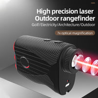 7X Laser Golf Rangefinder Slope 1200 Yards Maximum Distance USB Rechargeable