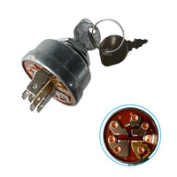 Ignition Switch 6-Pin Suitable For John Deere / Toro / Ferris / Scag Mowers 692318 / 493625 / 1396