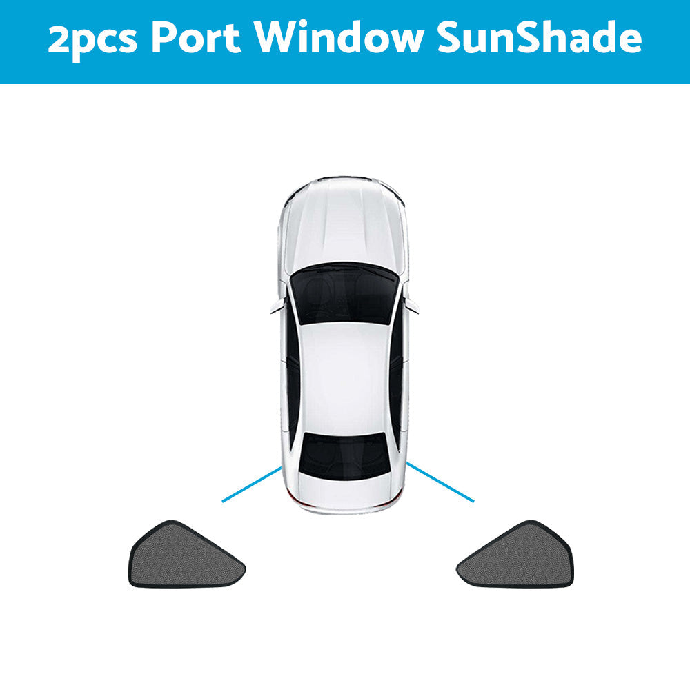 Magnetic Rear and Side Window Sun Shade Mesh Suitable For Toyota RAV4 2019-2023