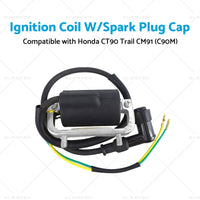 {{ Ignition Coil W or Spark Plug Cap Suitable for Honda CT90 Trail CM91  C90M }} - Buy Car Parts Online at {{ Kaka Auto Parts }}.