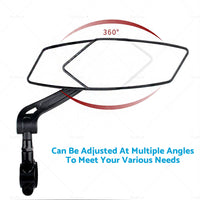 {{ Bicycle Bike Cycle Handlebar Rear View Mirrors Rearview Rectangle Back Mirror }} - Buy Car Parts Online at {{ Kaka Auto Parts }}.