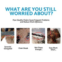 {{ 1x Tungsten Carbide Chainsaw Chain .043 3/8LP 56DL Suitable For MS170-MS250 }} - Buy Car Parts Online at {{ Kaka Auto Parts }}.