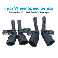 {{ 4PCS Front Rear ABS Wheel Speed Sensor Suitable For VW Golf Jetta Passat Tiguan }} - Buy Car Parts Online at {{ Kaka Auto Parts }}.