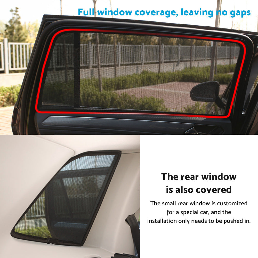 Magnetic Window Sun Shades Suitable For Toyota Kluger 2007-2013 Rear Windows