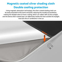 Glass Sunroof Shade Mesh Suitable For Tesla Model Y Sunroof Window UV Protection