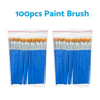 Flat Paint Brushes Set 50-200x Suitable For Detail Painting Craft Art and Gift Applications