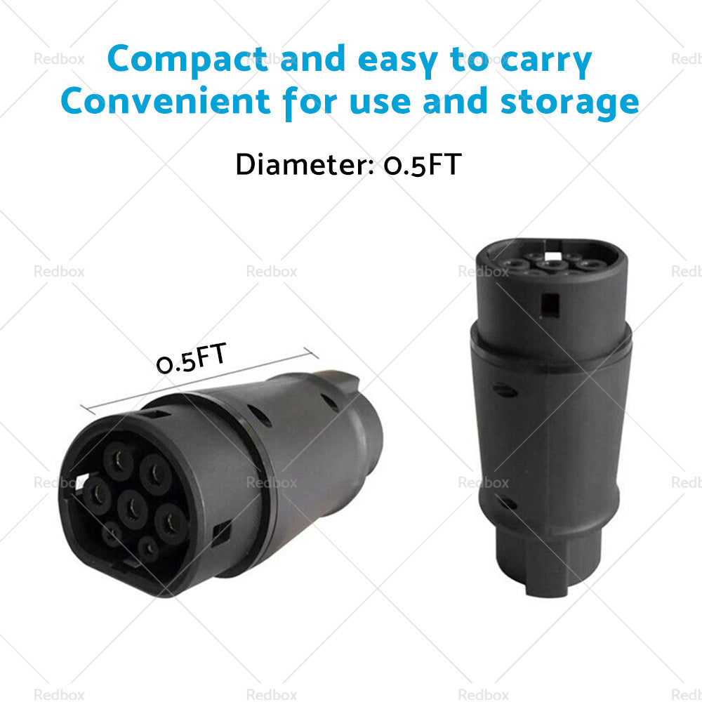 {{ EVSE EV Adaptor 32A J1772 Type 1 to Type 2 Plug EV Adapter, Electric Cars V A3Y2 }} - Buy Car Parts Online at {{ Kaka Auto Parts }}.