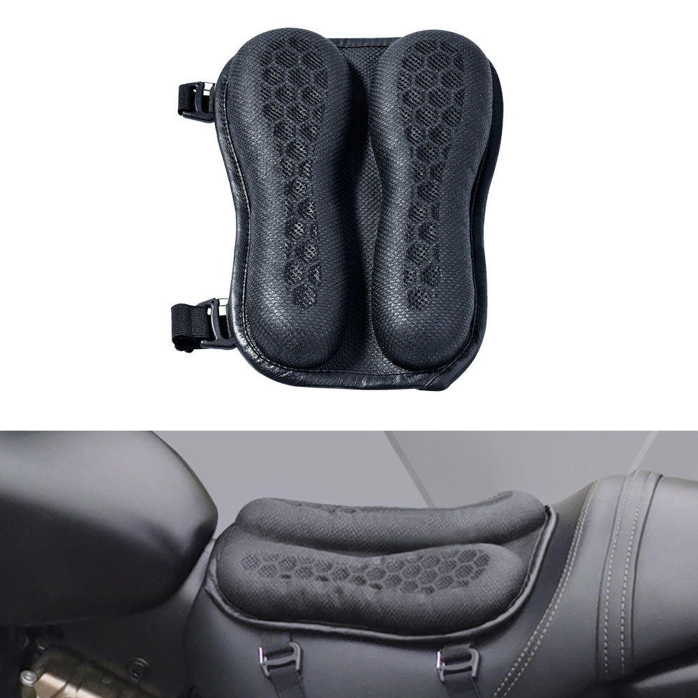 {{ Foldable Passenger Motorcycle Gel Rear Seat Cushion 3D Honeycomb Structure }} - Buy Car Parts Online at {{ Kaka Auto Parts }}.