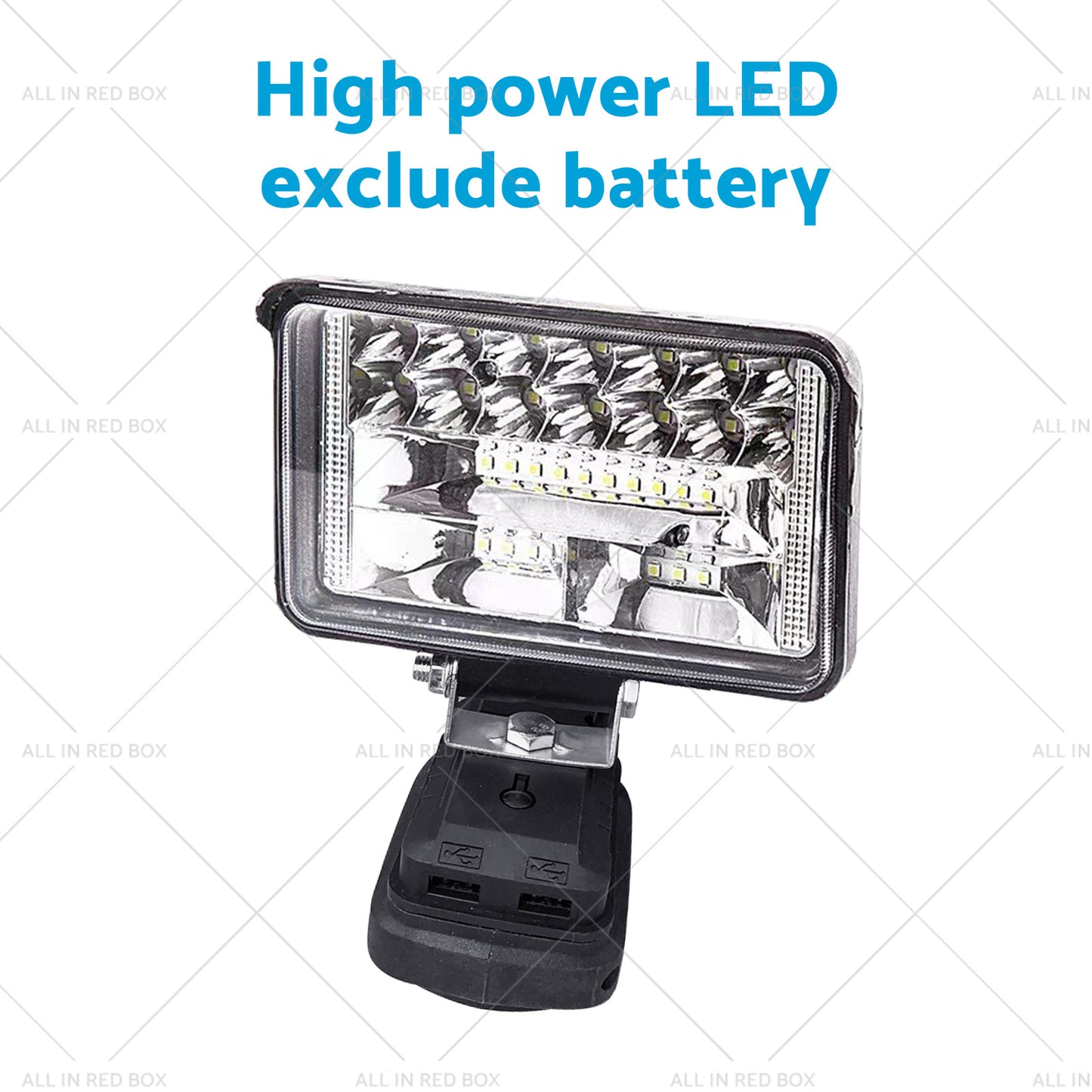 {{ 18V 4in LED Work Light Torch Camping Flashlights 2USB Suitablefor Makita Battery }} - Buy Car Parts Online at {{ Kaka Auto Parts }}.