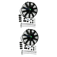 2x 9inch 12V 80W Electric Radiator Fan With Mounting Kit Suitable For Holden Commodore
