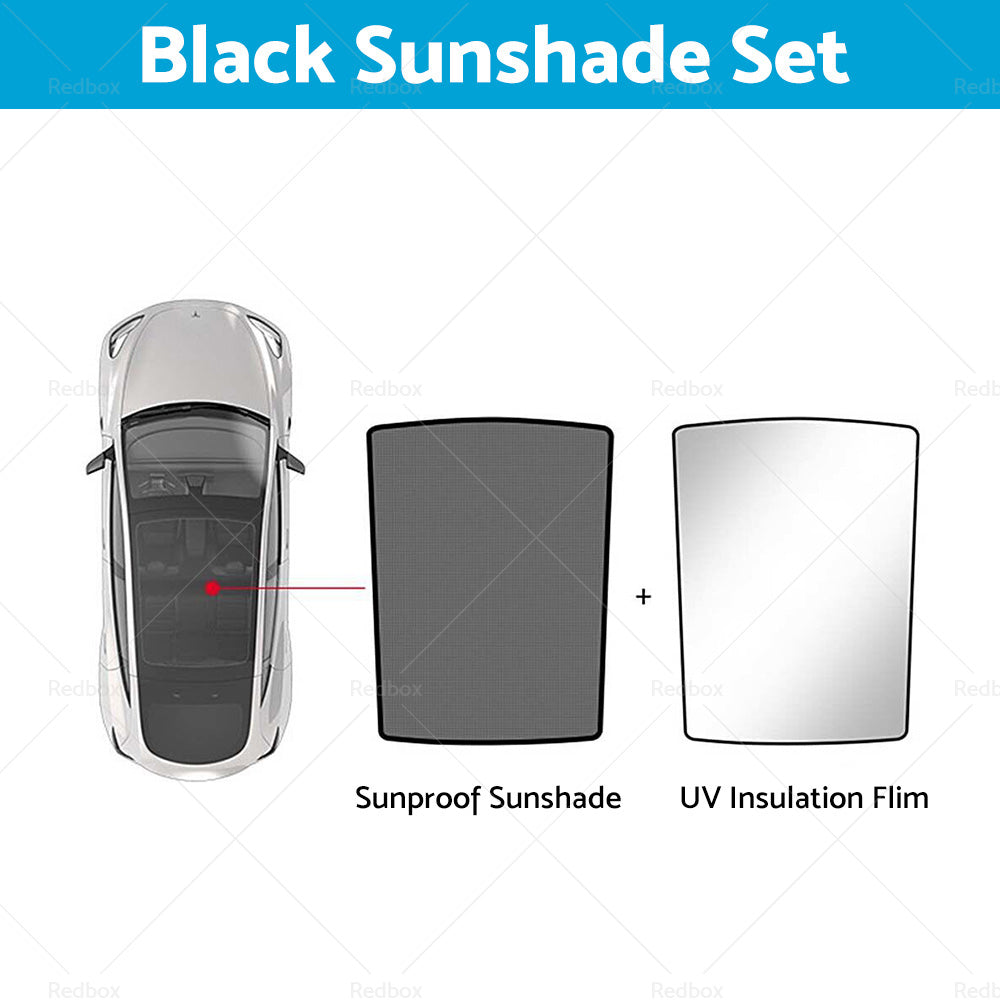 {{ Sunroof Window Sunshade Front Rear UV Film Windshield Window For Tesla Model Y }} - Buy Car Parts Online at {{ Kaka Auto Parts }}.