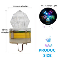 LED Underwater Fishing Light Deep Drop Squid Strobe Bait Lure Lamp