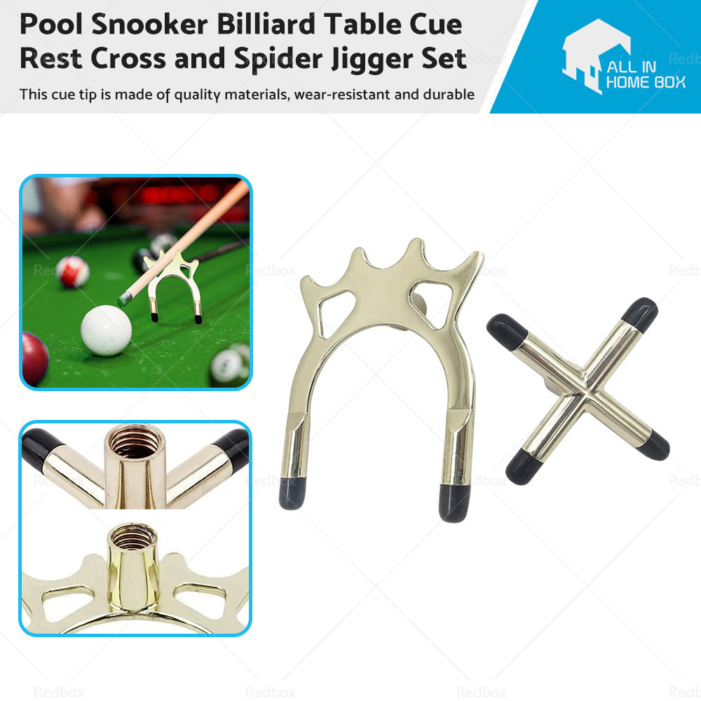 {{ Pool Snooker Billiard Table Cue Rest Cross and Spider Jigger Set }} - Buy Car Parts Online at {{ Kaka Auto Parts }}.