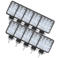 {{ 10x 4" Flood LED Work Lights 80W 12V Square IP68 Suitable For Vehicle/Boat }} - Buy Car Parts Online at {{ Kaka Auto Parts }}.