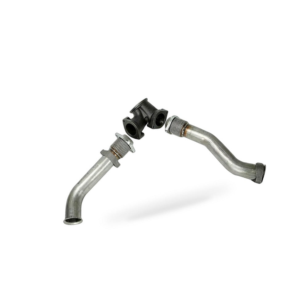 Exhaust Downpipe Suitable for Ford F-250 7.3L 99.5-03 Turbo Pedestal EBP Delete - BD2