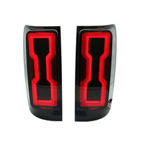 Smoked LED Rear Tail Light Lamp Set Suitable For Holden Colorado RG 2012-2020