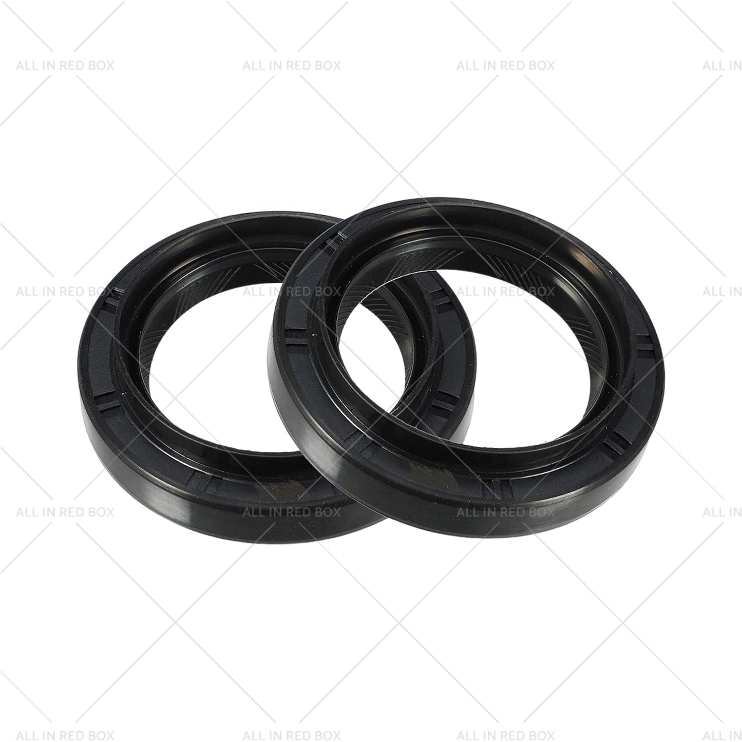 2x RH LH Front Axle Oil Seal Set Suitable for Toyota Hilux TGN26 KUN26 KUN25 RH+LH