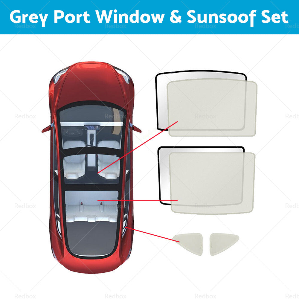 {{ For Tesla Model Y Glass Sun Roof Shade Sunroof Window UV Film Blind Sunshade Mesh }} - Buy Car Parts Online at {{ Kaka Auto Parts }}.
