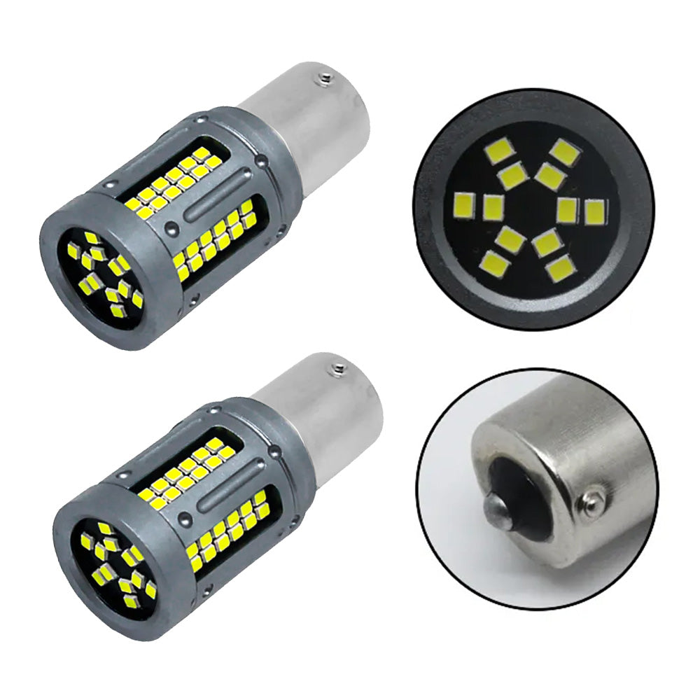 LED White Rear Reverse Bulbs BA15s Suitable For Holden Commodore VT VX VY VZ VE