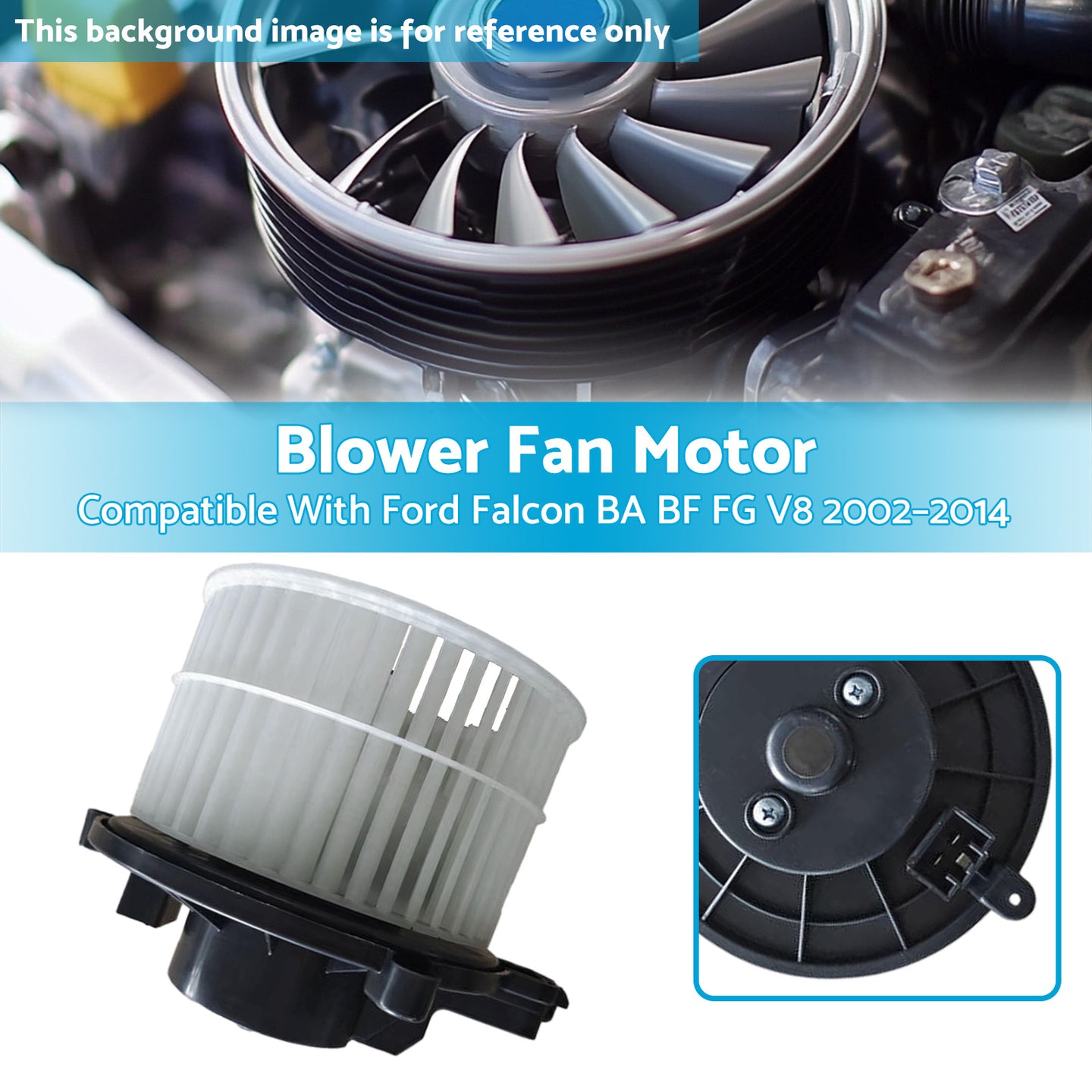 {{ HVAC Blower Fan Motor Dashboard Suitable For Ford Falcon BA BF FG 6Cyl V8 02-14 }} - Buy Car Parts Online at {{ Kaka Auto Parts }}.
