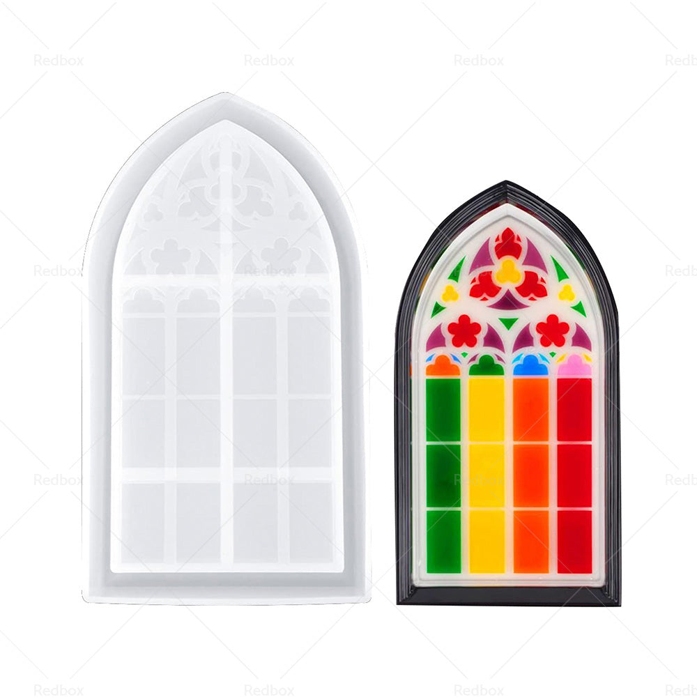 {{ Epoxy Resin Mold Church Window Silicone Dish Trinket Tray Jewelry Container }} - Buy Car Parts Online at {{ Kaka Auto Parts }}.
