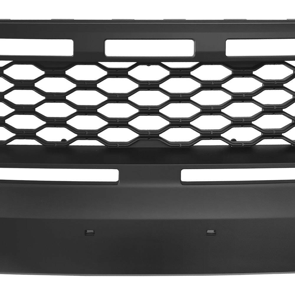 Matte Black Front Mesh Grill Suitable For Ford Ranger PX2 WT 2015-2018