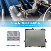 {{ RADIATOR for HOLDEN RODEO RA 3. 5L 3. 0TD COLORADO RC 3. 0TD  D-MAX 3. 0 2007-2012 }} - Buy Car Parts Online at {{ Kaka Auto Parts }}.