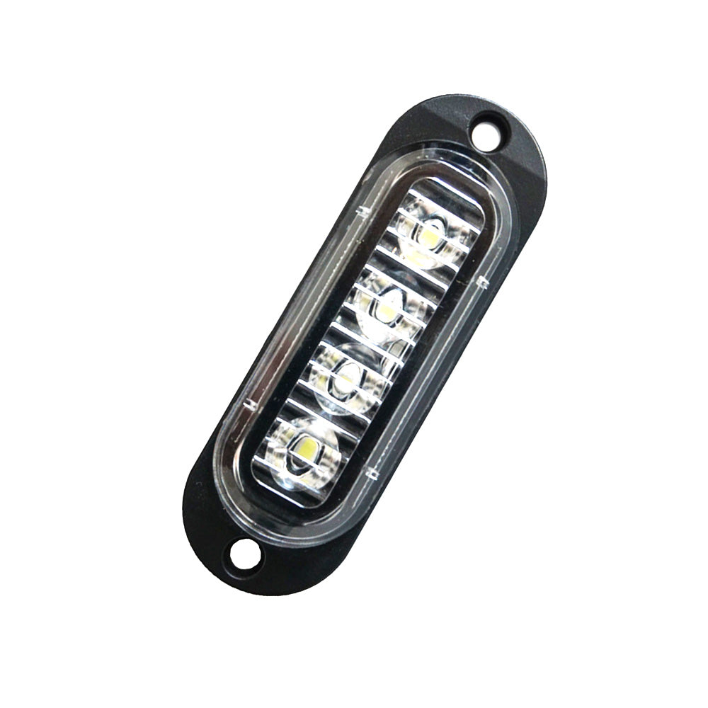 White 4LED Clearance Side Marker Light Suitable For Truck, Trailer & Caravan
