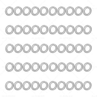 {{ 50PCS Car Engine Oil Crush Washers Drain Plug Gaskets ID 14mm , OD 22mm Aluminum }} - Buy Car Parts Online at {{ Kaka Auto Parts }}.
