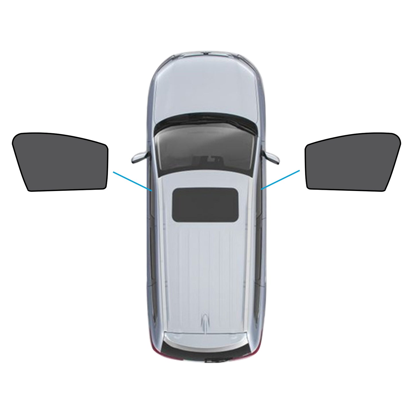 {{ Car Window Magnetic Mesh Sun Blind Shades Suitable for MG4 2023-2025 }} - Buy Car Parts Online at {{ Kaka Auto Parts }}.