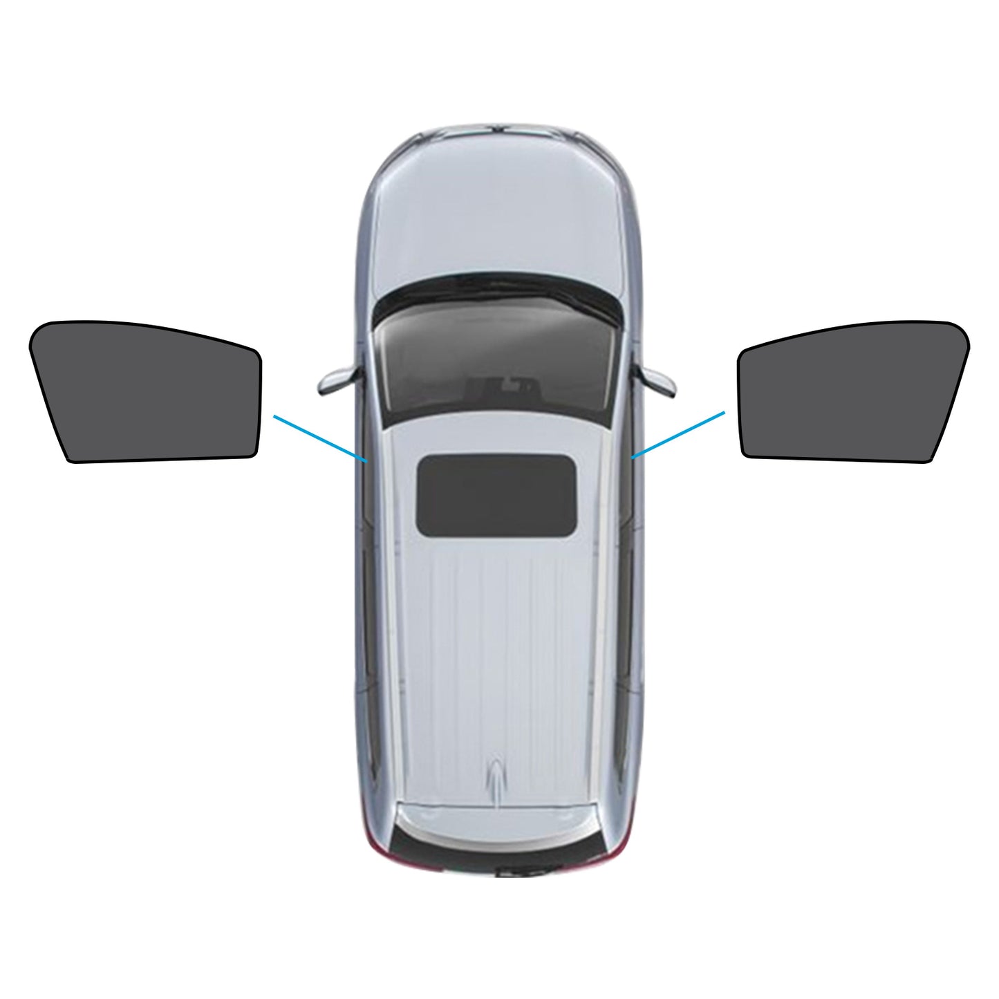 {{ Car Window Magnetic Mesh Sun Blind Shades Suitable for MG4 2023-2025 }} - Buy Car Parts Online at {{ Kaka Auto Parts }}.