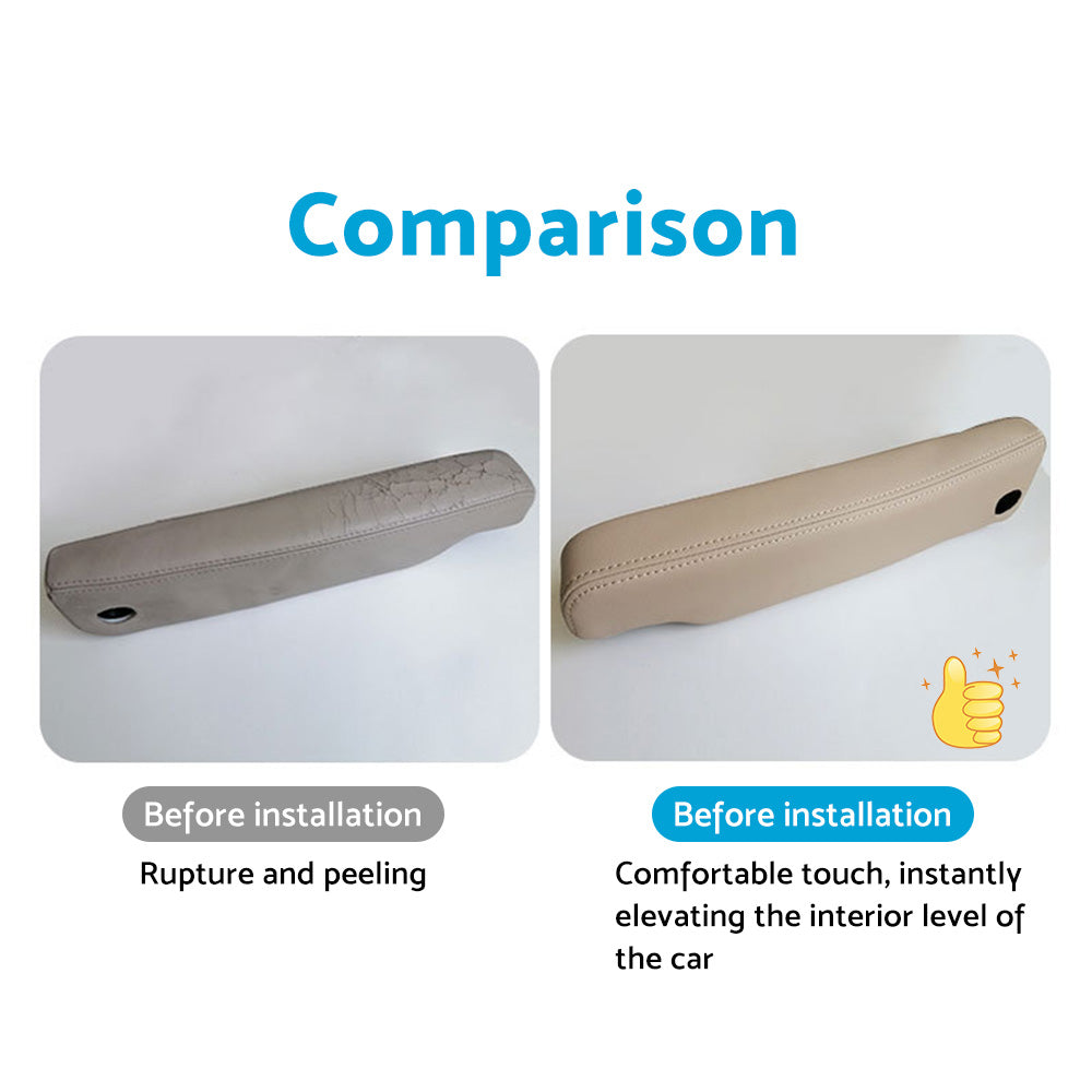 2x Leather Seat Armrest Handle Cover Suitable For Range Rover Sport 2005-2013