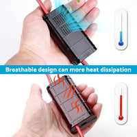 Digital Watt Meter 2x 200A Suitable For Solar / Caravan With Anderson Style Plug