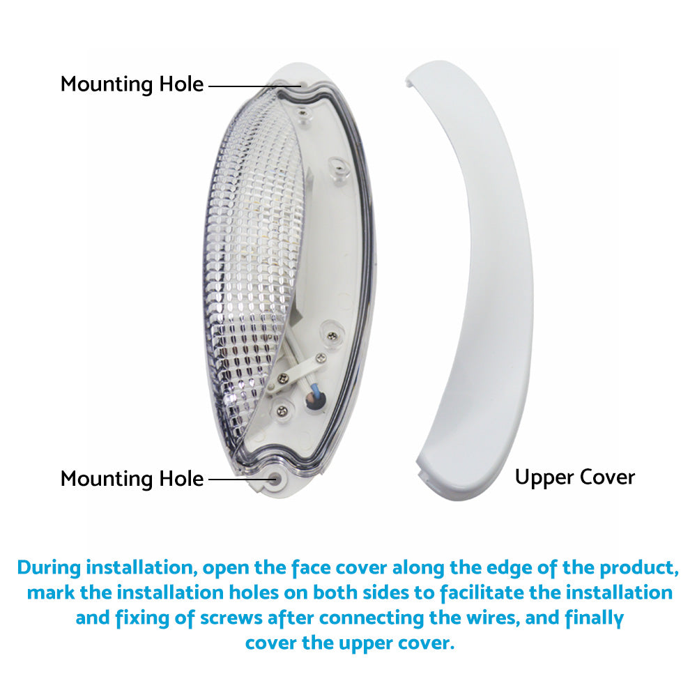 Caravan Halogen Light Lamp for Caravan RV Motorhome Awning Light  9-12V