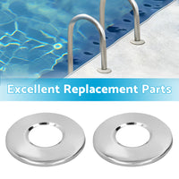 {{ Ladder Accessories 2Pcs Stainless Steel Bumpers Escutcheon Handrail Pool Covers }} - Buy Car Parts Online at {{ Kaka Auto Parts }}.