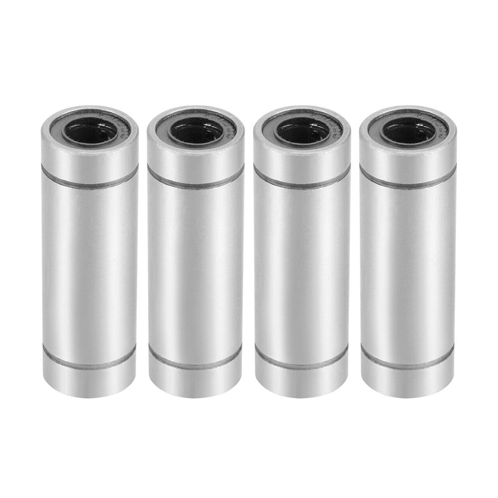 4x LM8UU Extra Long Linear Ball Bearings 8mm Bore 15mm OD 45mm Length