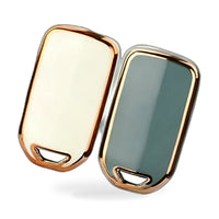 Honda Civic Accord Vezel Crider Car Key Protective Case Key Bag Key Cover Gold Trim
