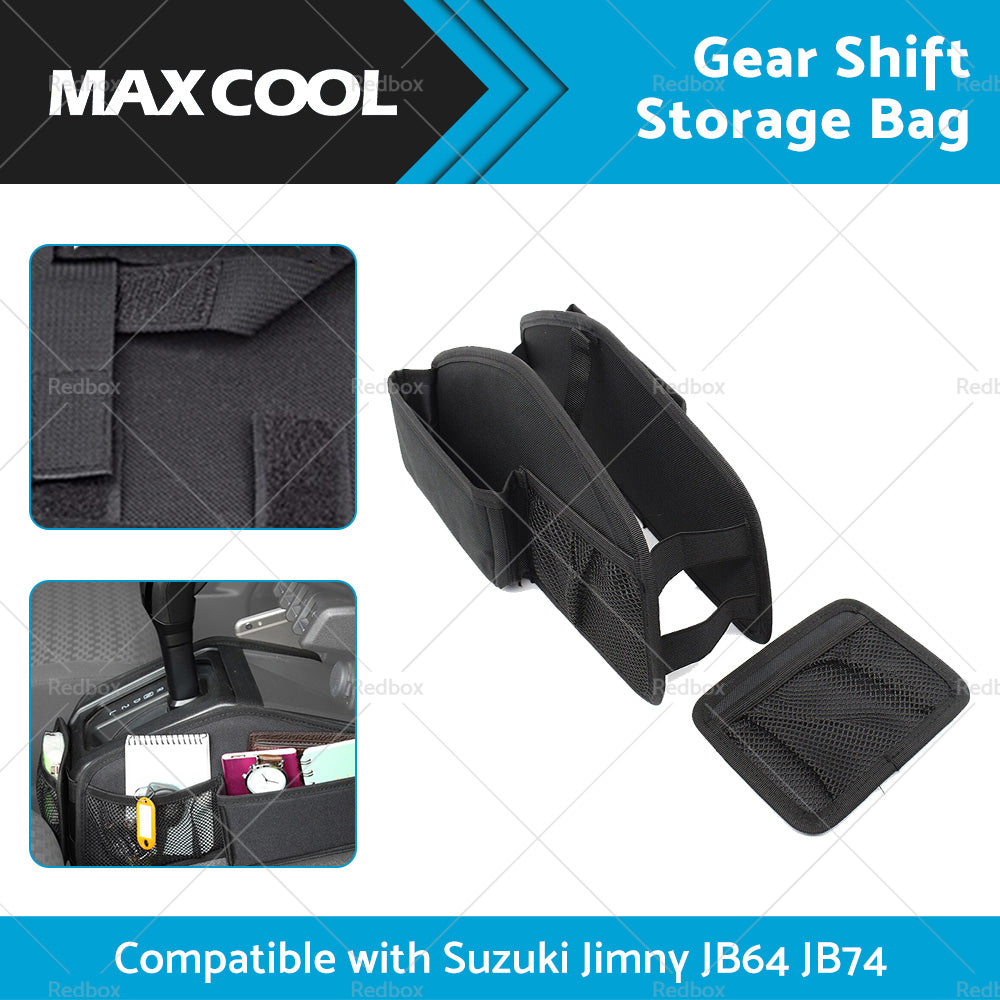 {{ Gear Shift Storage Bag Organizer Tray Suitable For Suzuki Jimny 19-22 JB64 JB74 }} - Buy Car Parts Online at {{ Kaka Auto Parts }}.