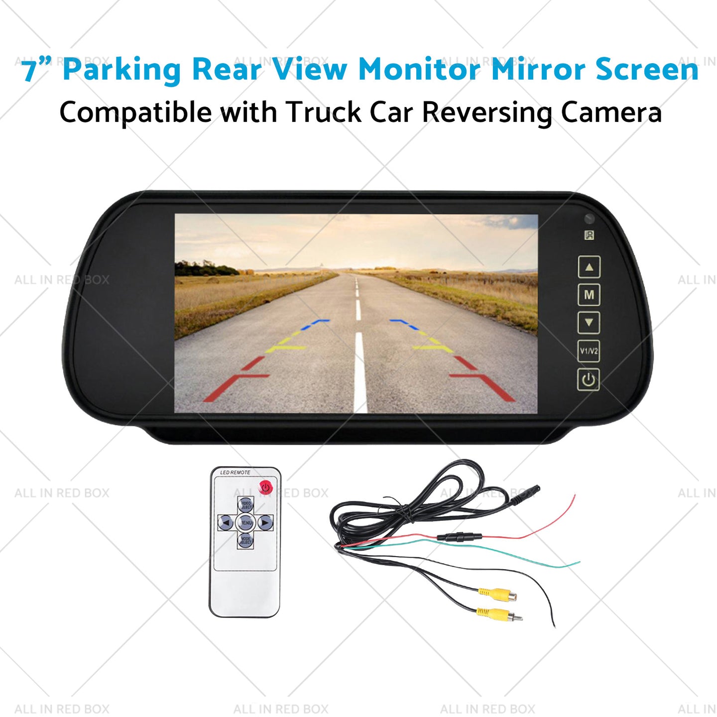 {{ 7 inch  Parking Rear View Monitor Mirror Screen Suitable for Truck Reversing Camera }} - Buy Car Parts Online at {{ Kaka Auto Parts }}.