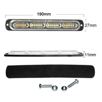2x 48LED Amber Recovery Strobe Flashing Grille Lightbar Lamp Suitable For Truck