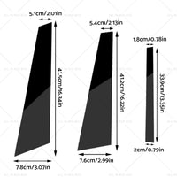 {{ 6x Black Pillar Post Cover Trims Suitable for Infiniti G35 G37 Sedan 02-13 }} - Buy Car Parts Online at {{ Kaka Auto Parts }}.