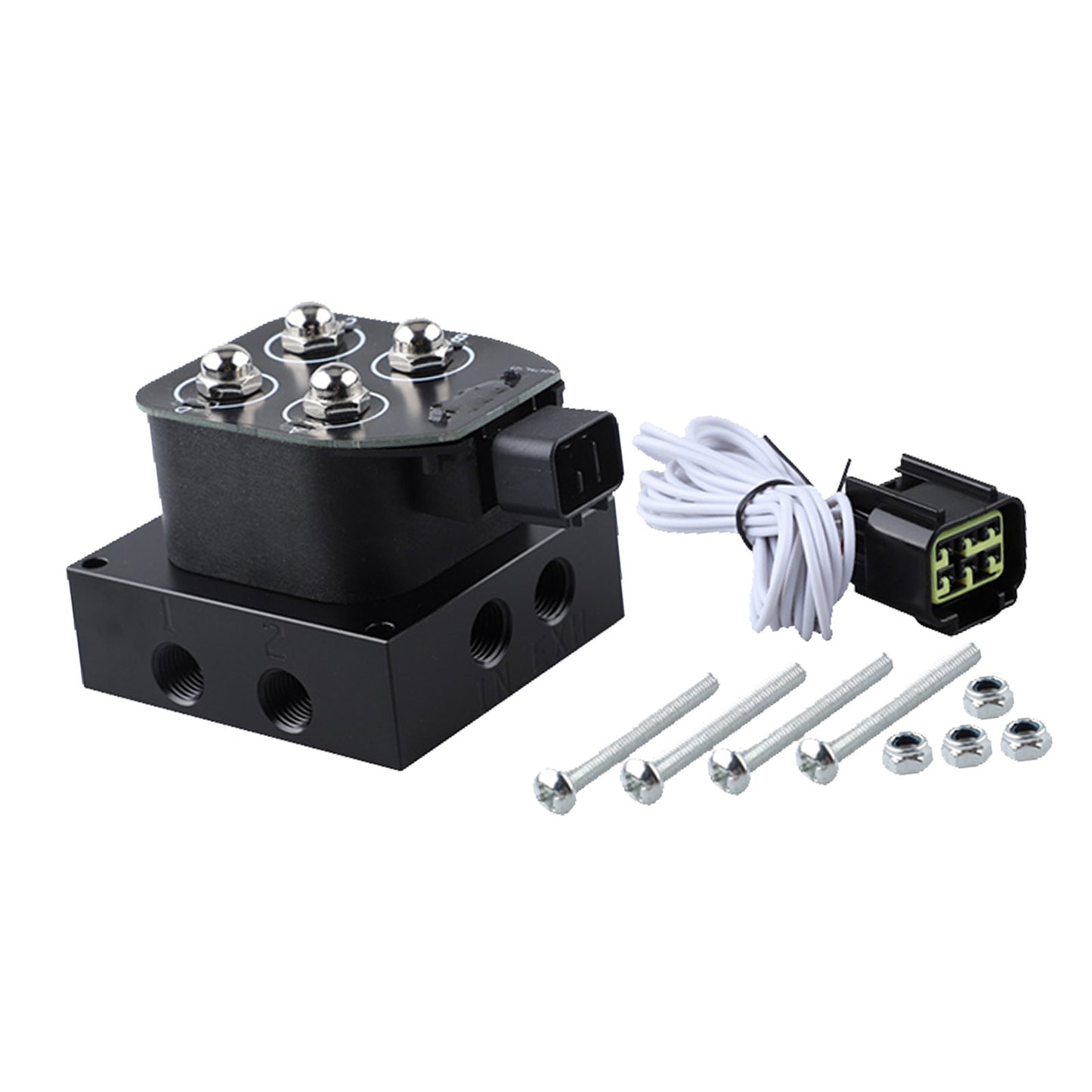 Manifold Valve Block 12V 1/4inNPT Suitable For Air Suspension System Universal Suspension